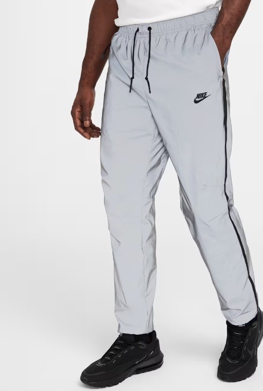 Nike Tech Woven Reflective Pants Sportswear Black Mens Size S New