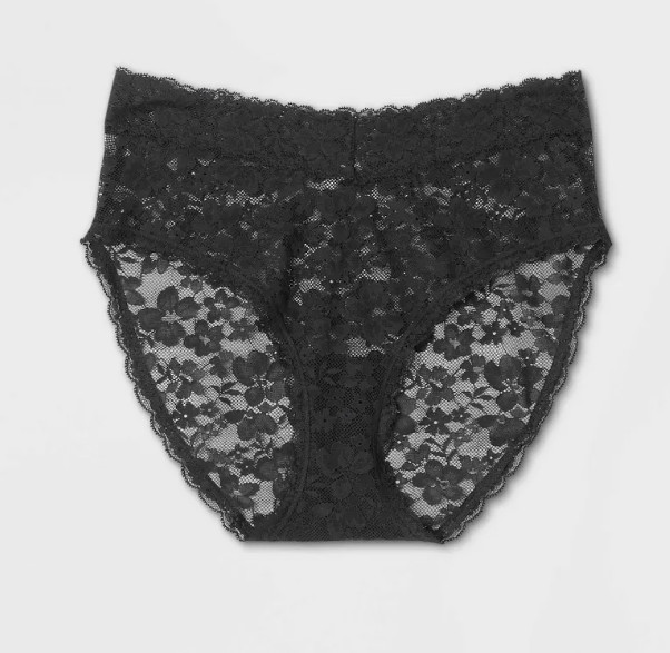 4 PACK: Auden Women’s All over Black Lace Brief Size *XL* NWT – 8E