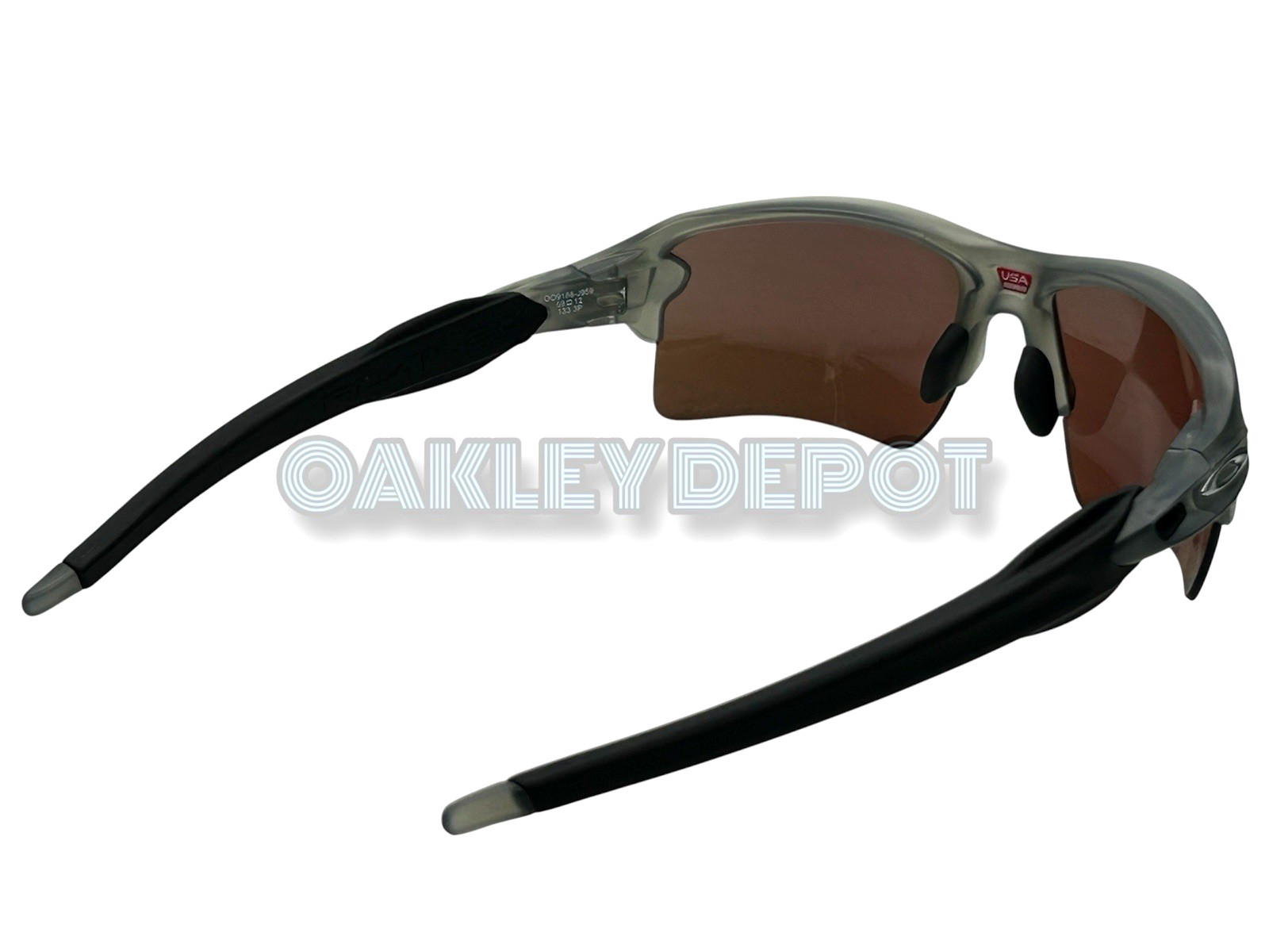 ✅🕶️ OAKLEY FLAK 2.0 XL 09188 MATTE GREY INK/PRIZM DEEP H2O POLARIZED SUNGLASSES