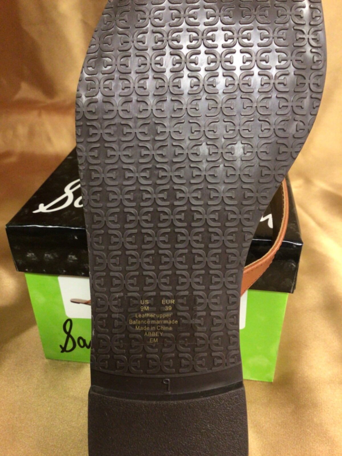 Sam Edelman Sandals Abbey Sandals Choose Size Multi Strap Leather Flip Flops NEW