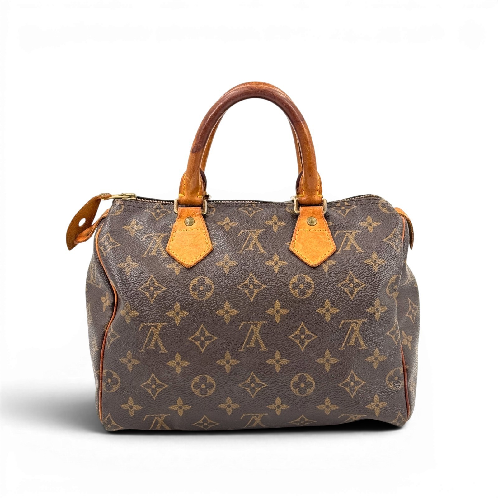 LOUIS VUITTON Speedy 25 Monogram Canvas Brown Mini Boston Bag M41528
