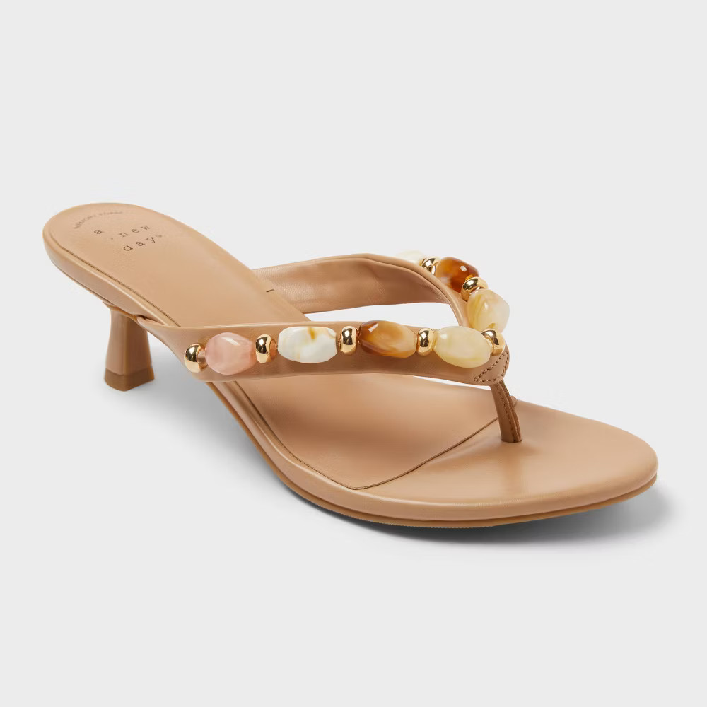Women Jade Heels with Memory Foam Insole – A New Day Sand