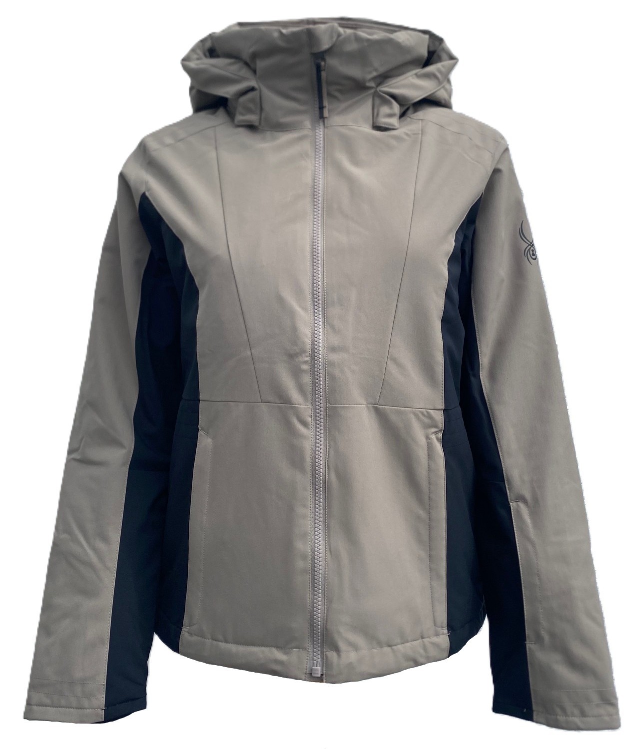 Women’s SPYDER Insulated Vida Jacket BLACK/Taupe $379, Size: 12