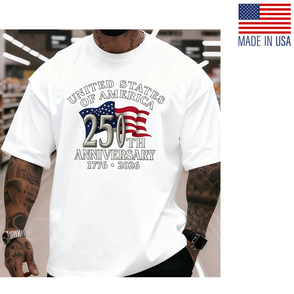 Men’s 250th Anniversary T-Shirt Size S-5XL