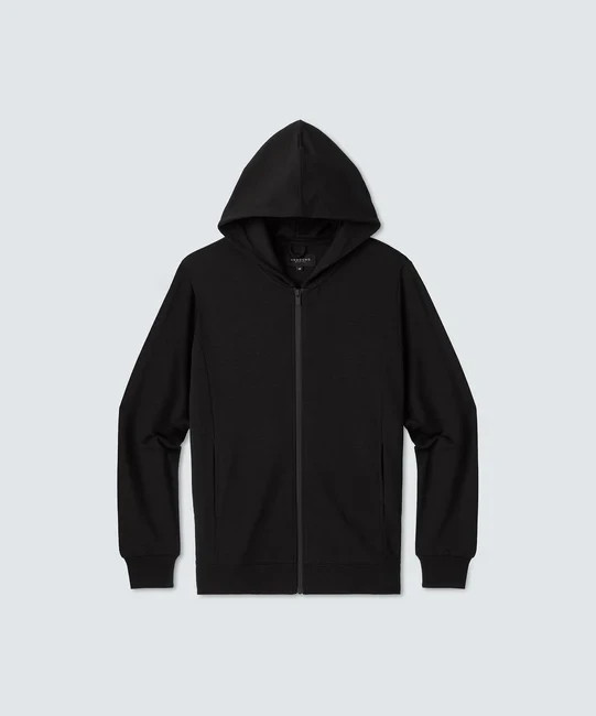 Unbound Merino – Men’s Compact Travel Hoodie /Black/ Choose Size / Free Shipping