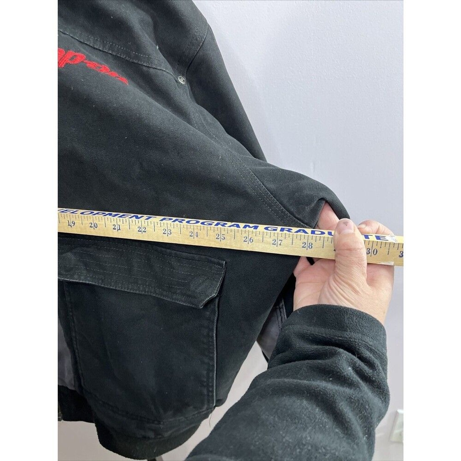 SNAP-ON | XL Men UTILITY WORK WEAR COAT | BLACK GREY