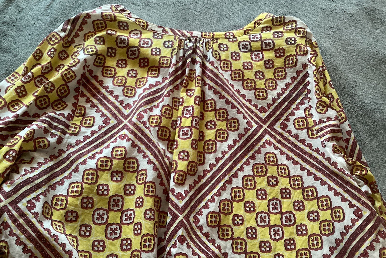 Woman’s Ladies M&S 3/4 Sleeve Tunic Blouse Top Size 22
