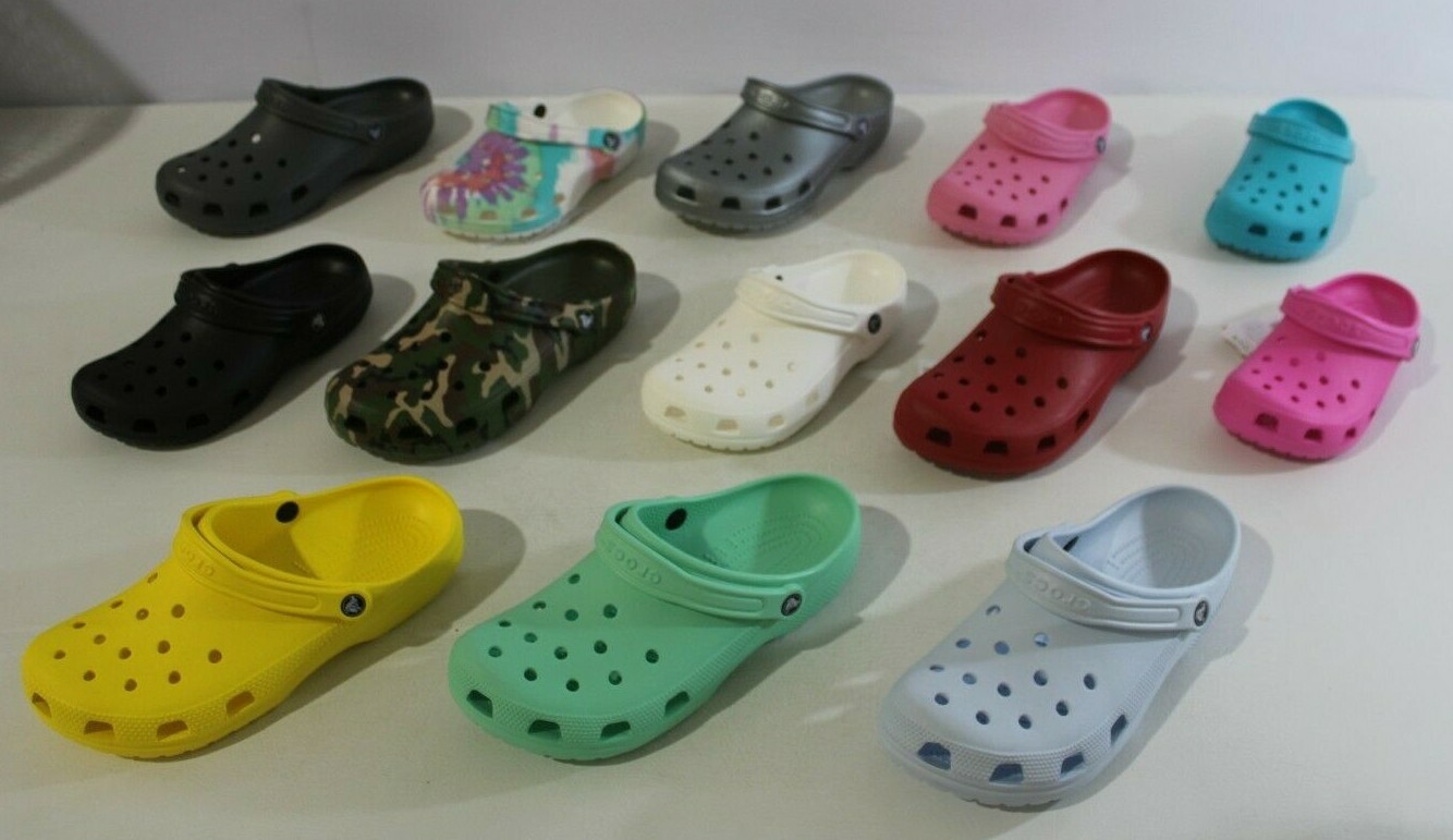 Crocs Unisex Adult’s Classic Original Clog Assorted Colors/Sizes 4-13