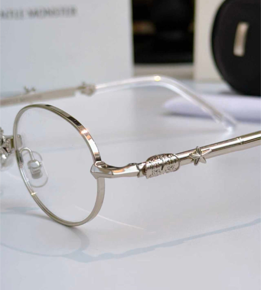 Gentle Monster Pocket Collection Pico 02 Oval sunglasses Silver/Clear New