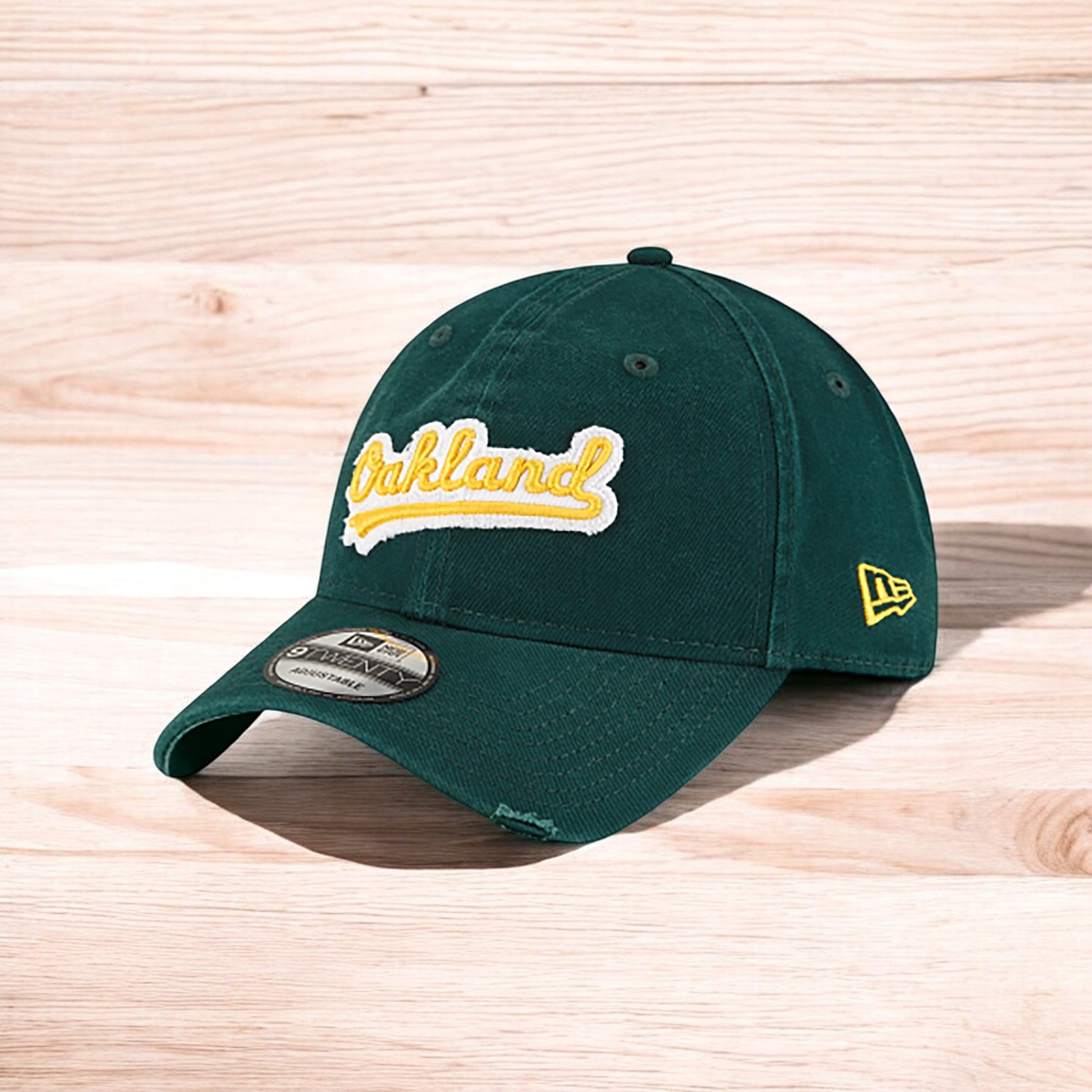 [60003746] Mens New Era MLB Core Classic Distressed Patch 9Twenty – Oakland A’s