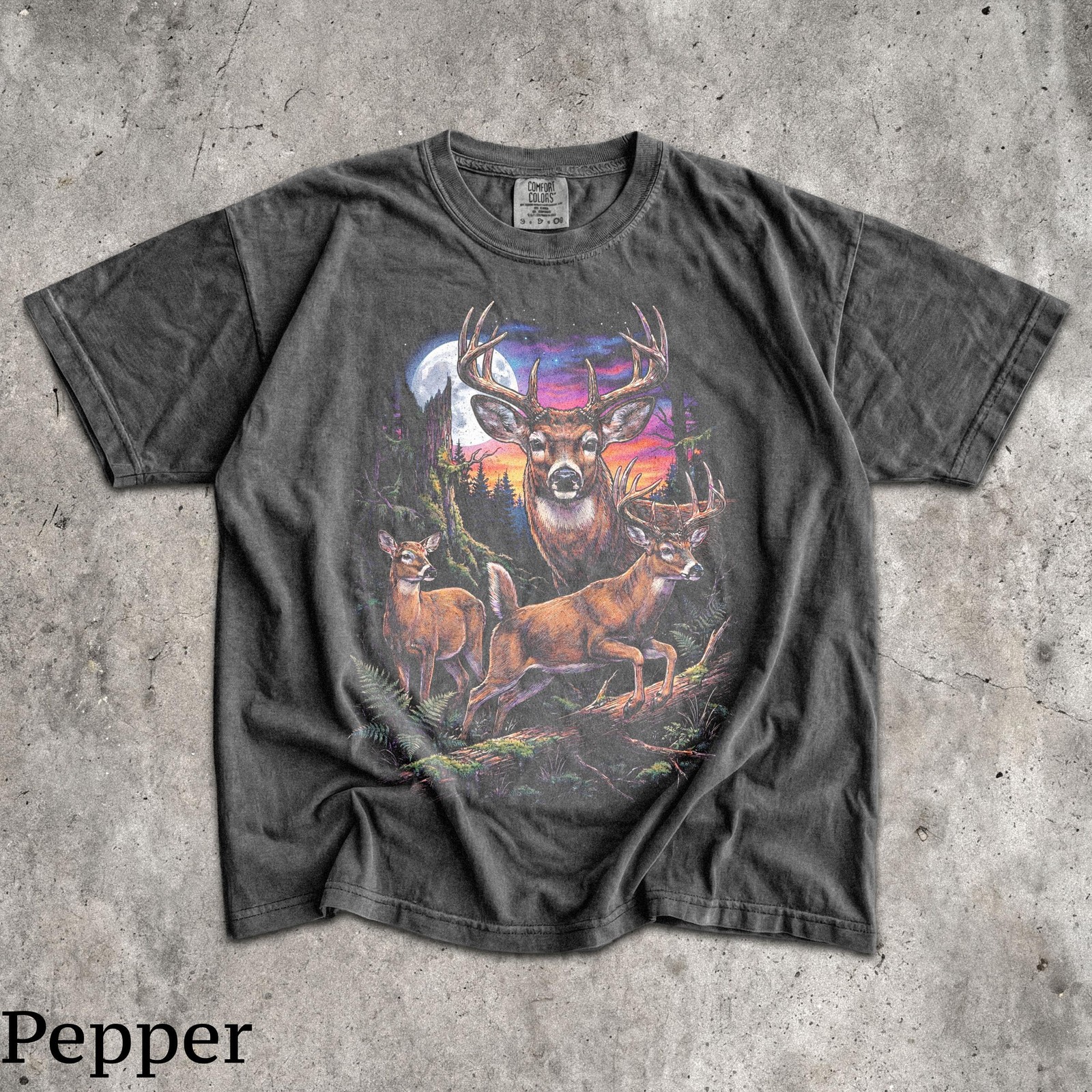 90s Deer T Shirt Men Women 39 s Unisex Graphic Tee Vintage Wildlife Nosta