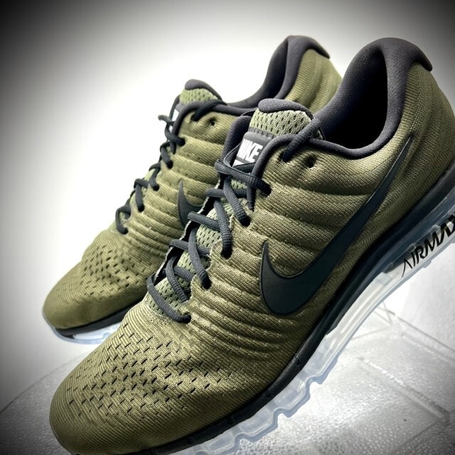 Nike Air Max 2017 Cargo Khaki Olive Green Grey Black 849559-302 Men’s Size 15