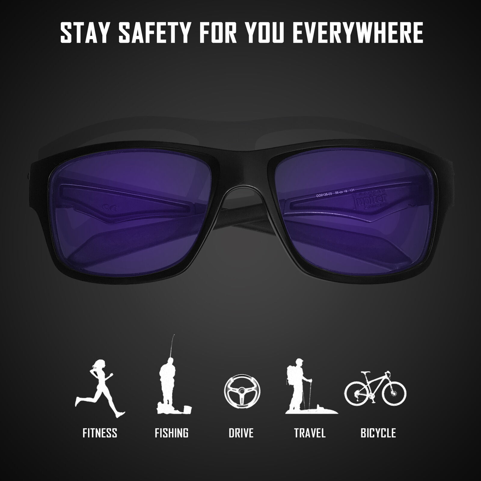 Anti Scratch Polarized Replacement Lenses for-Oakley Flak 2.0 OO9295 Options
