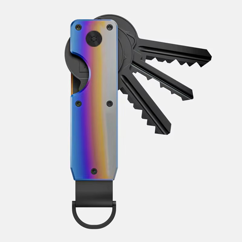 Key Organizer Compact Holder Metal Key Chain Minimalist Key Case Holder for Keyc