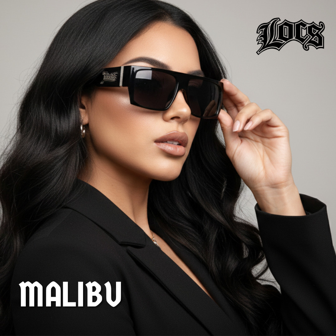 Authentic LOCS Sunglasses Hardcore Cholo Style Street Shades Super Dark