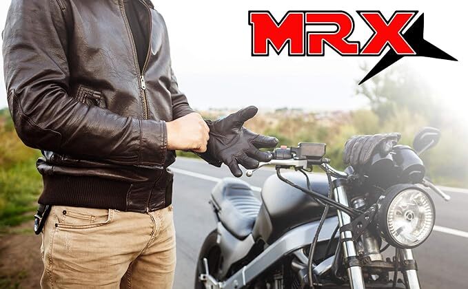 Mens Driving Gloves Basic Soft Goat Leather Fingerless Breathable Biker