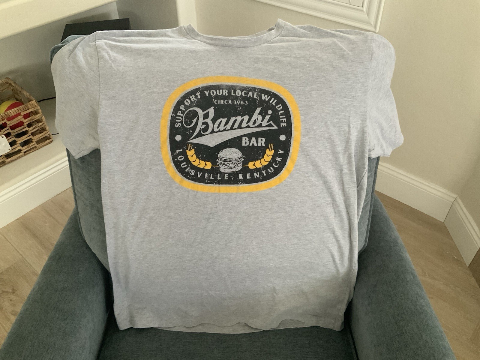Dive Bar T-Shirt Club, Bambi’s Bar, XL, Lightly Worn, Louisville KY