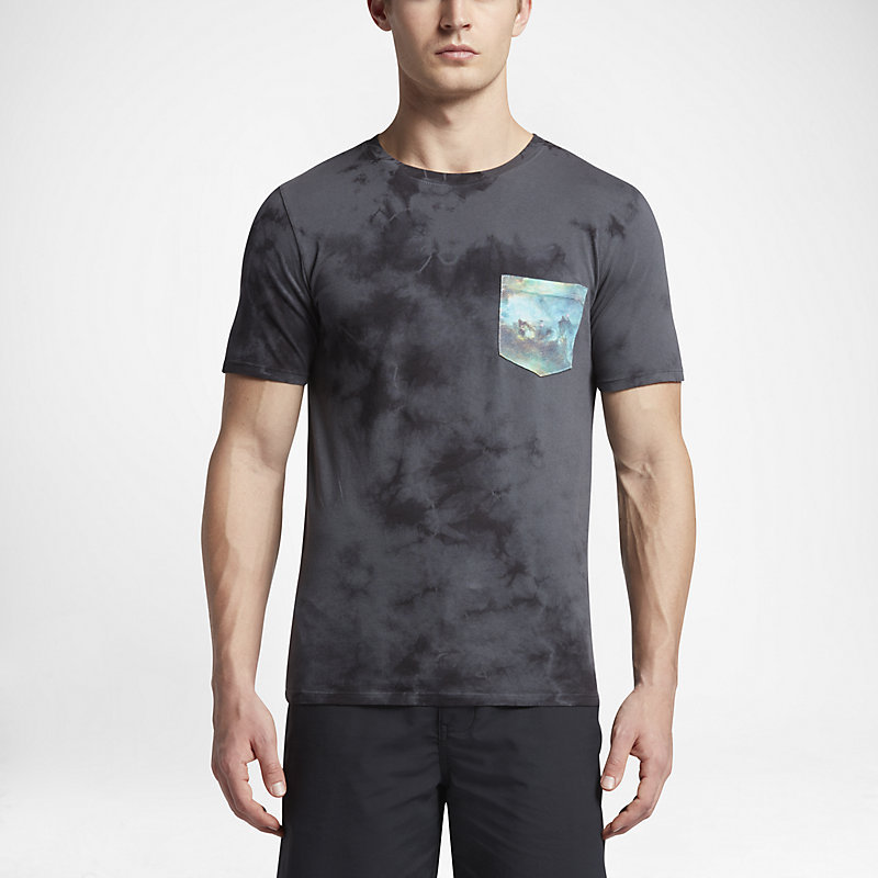 NWT Hurley Men’s JJF Nebula Irregular Dye Pocket Premium Shirt Tee Size 2XL