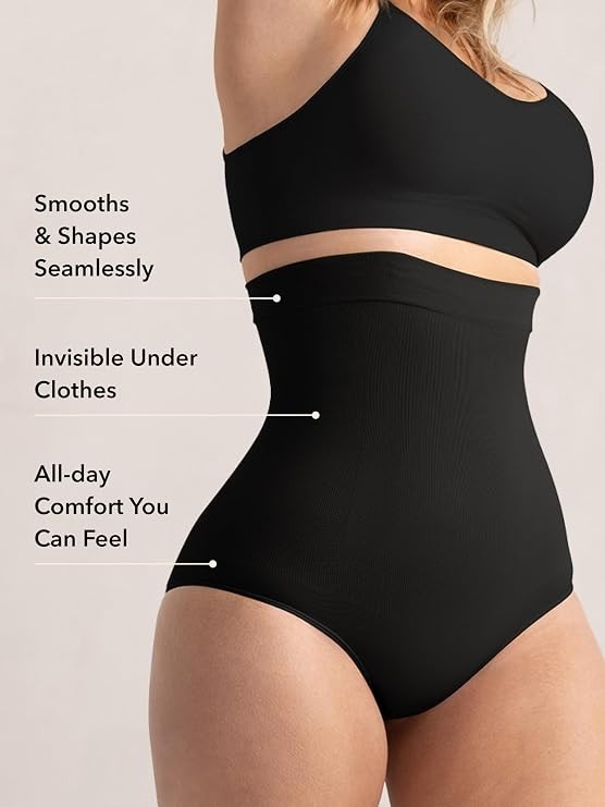 Shapewear for Women – Seamless Shapewear Tummy Control Panty, Body Shaper