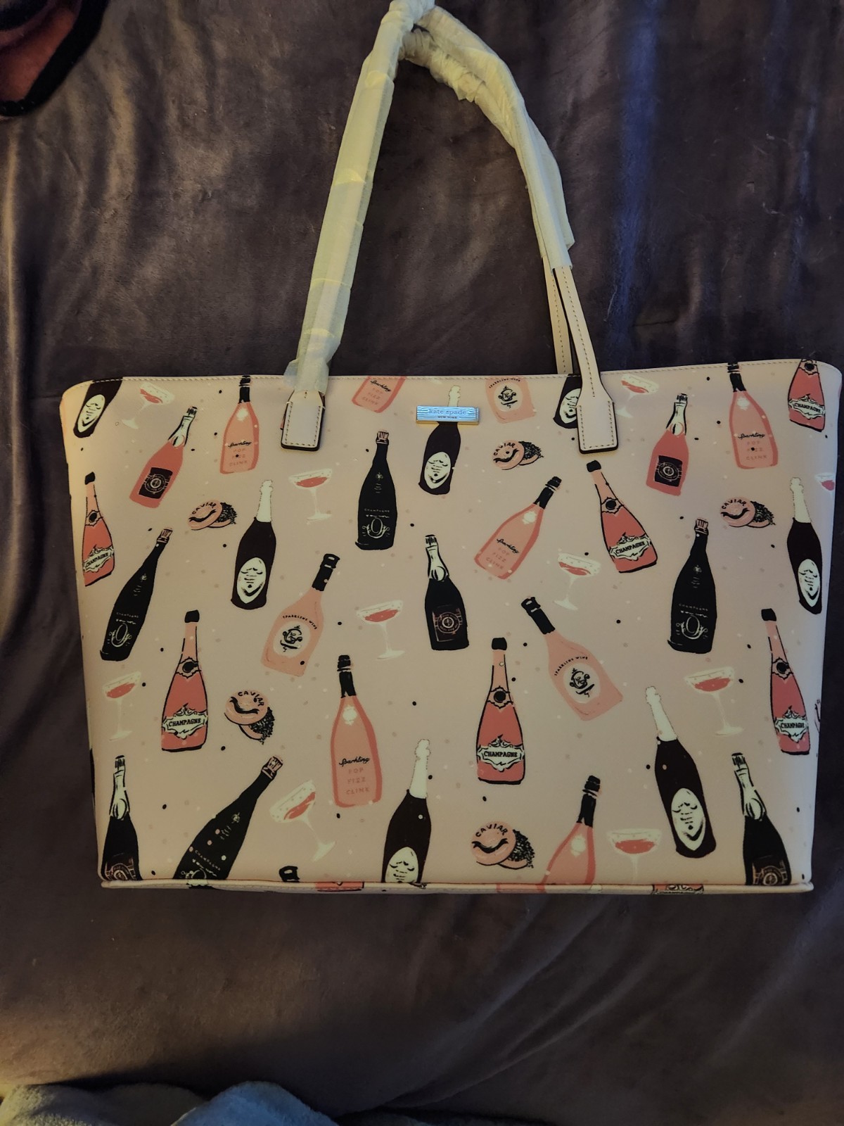 Kate Spade Shore Street Margareta Champagne Tote Bag – Pink