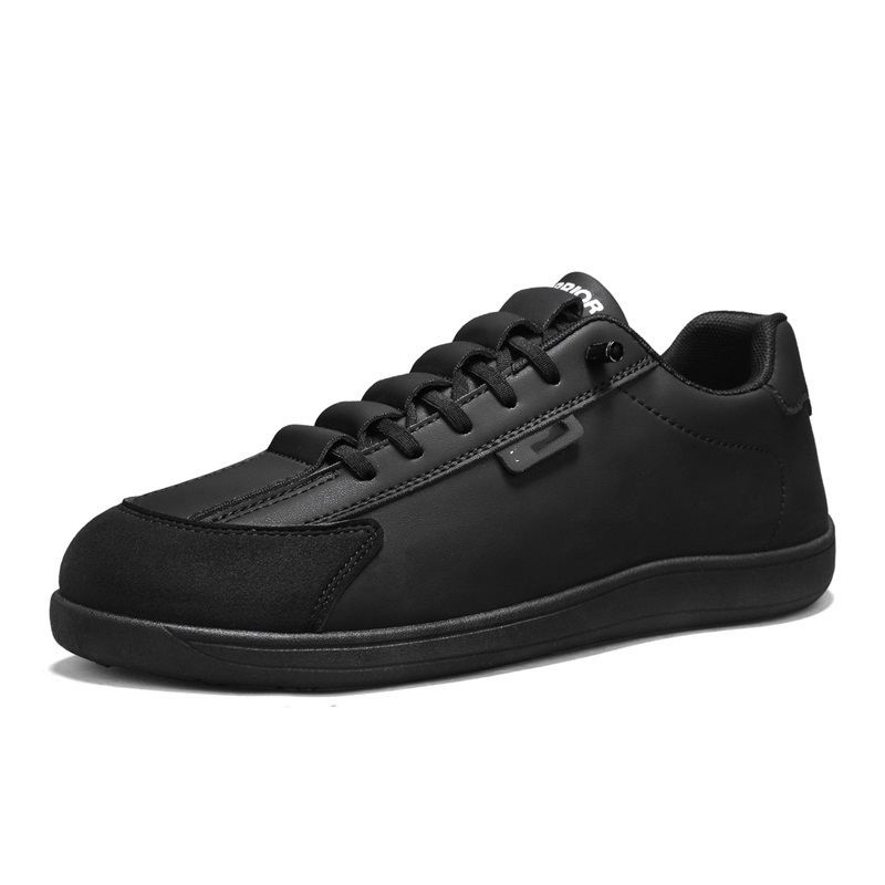 Round Wide Toe Casual Shoes Men Lightweight Comfortable Outdoor Walking Sneakers