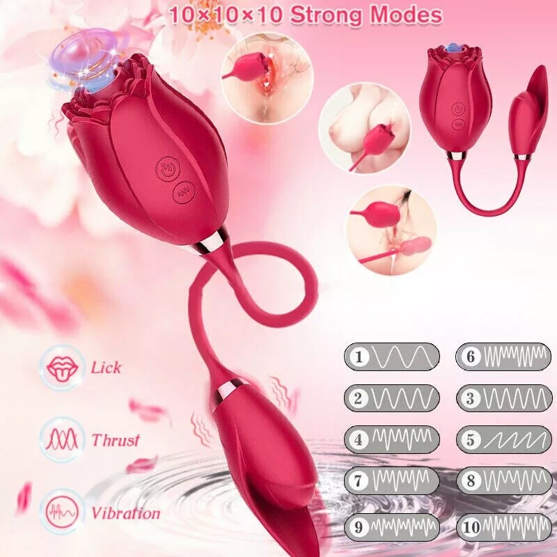 Wearable Wireless Vibrating Panties 10 Function Remote Control Underwear Women