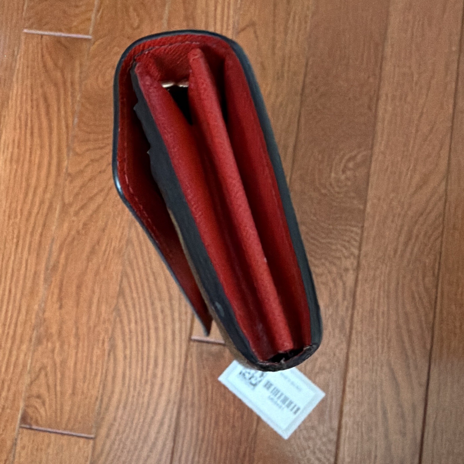 Louis Vuitton Monogram Envelope Wallet for Women Brown/Red Credit Card Folding