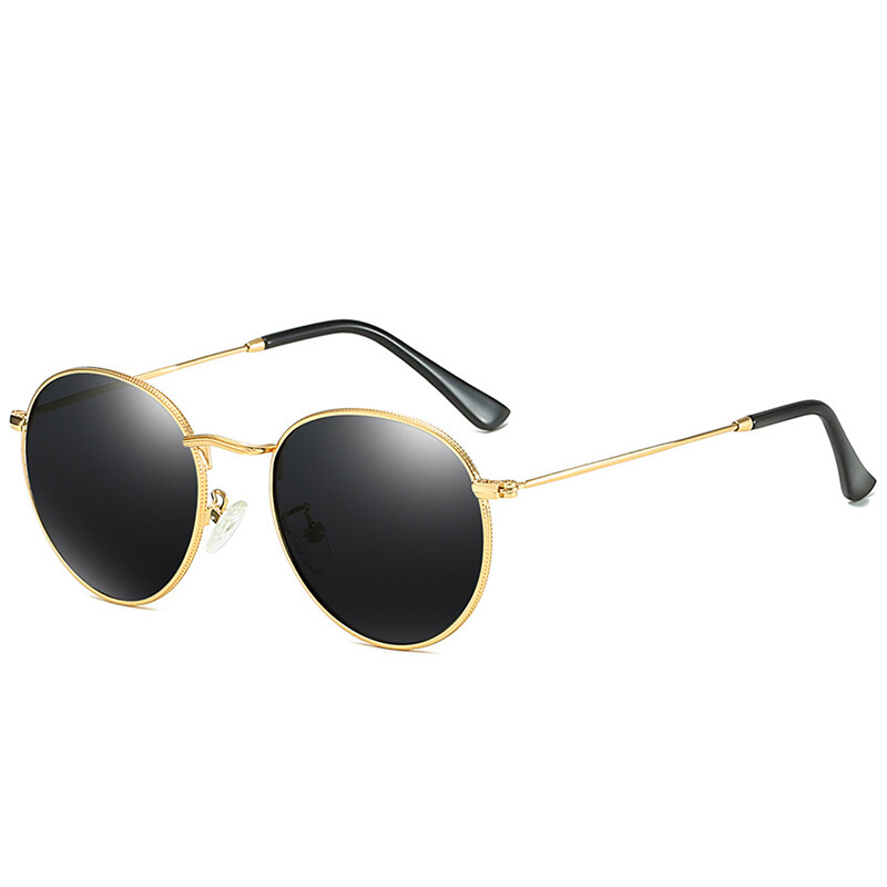 Vintage Polarized Sunglasses Women Men Round Glasses Classic Sun Shades Eyewear