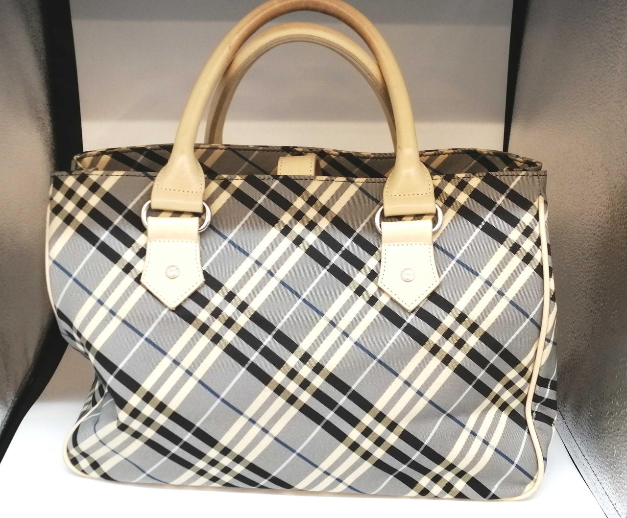 Burberry Blue Label Tote Bag Color Multicolor Size Width 12.6 inches Unisex