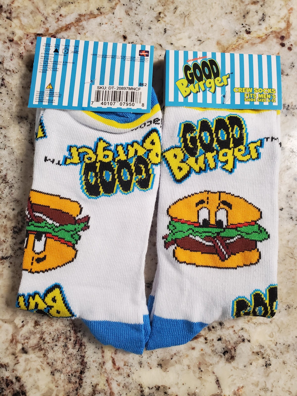 Odd Sox Different TV Movies Crew Socks Stocking Stuffer Men 6-12 & Women 5-10