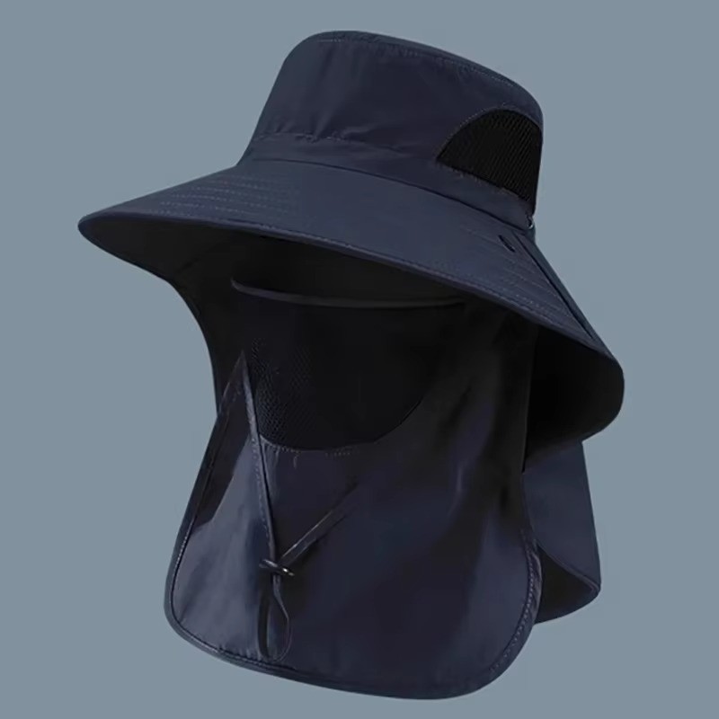 Wide Brim Sun Hat UV Protection Bucket Cap For Hiking Camping Fishing Safari Men