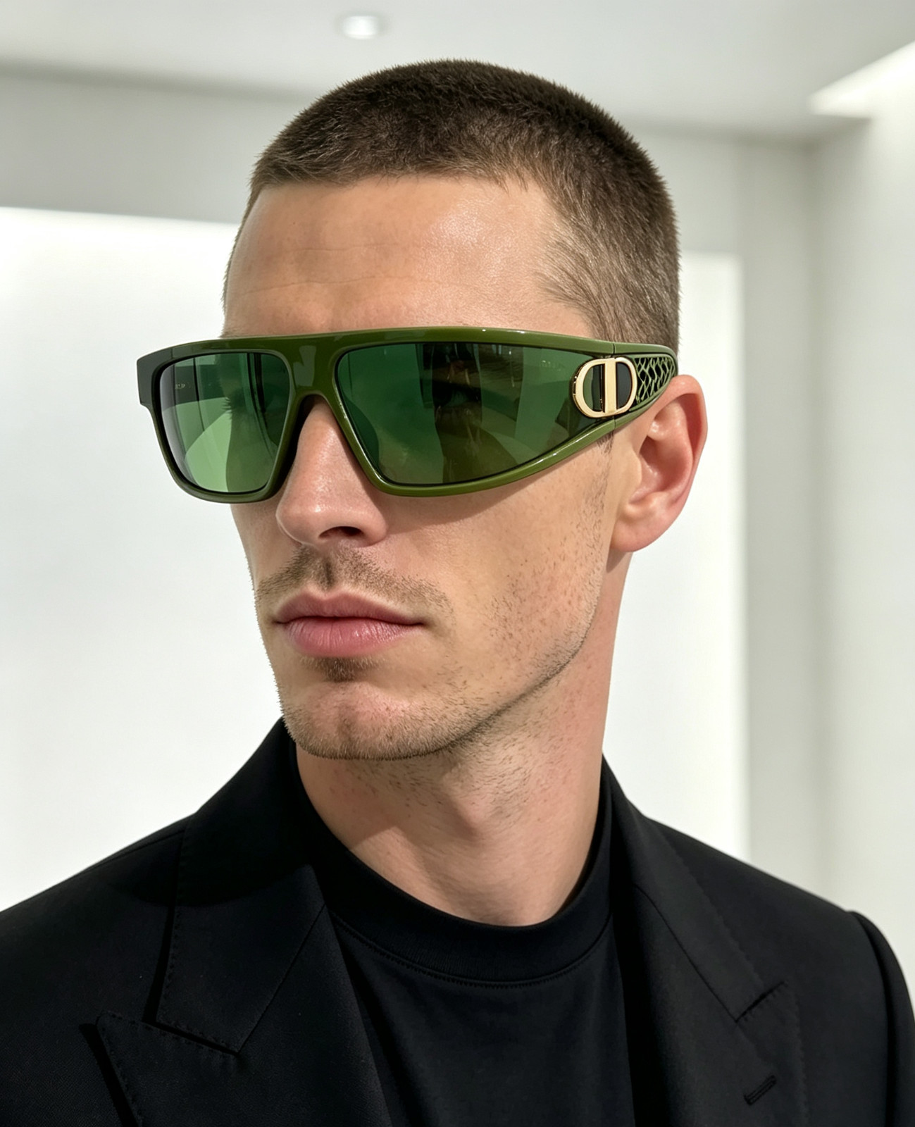 Dior VERYDIOR M1U Pilot Sunglasses Multi-Use Headband Shades Unisex 91-11-125mm