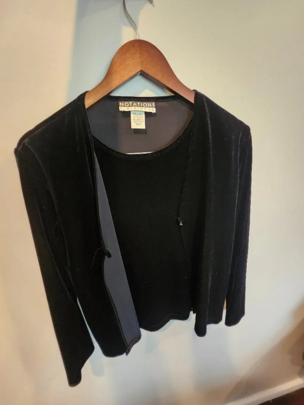 Notations Flax Velvet top
