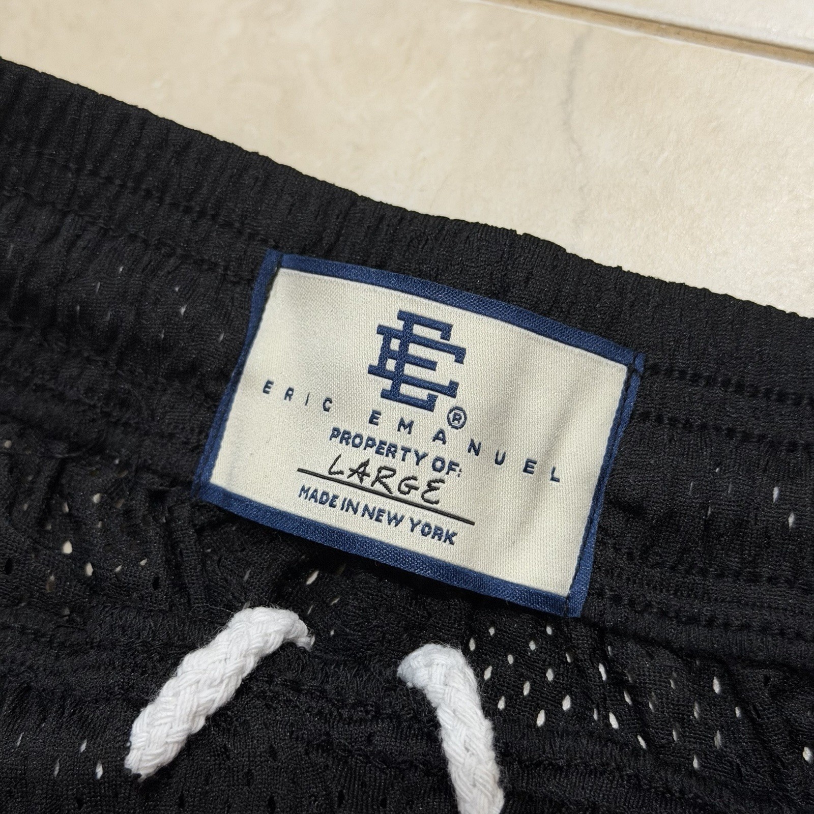 Eric Emanuel EE Basic Short (SS23) Black/Black/White, All Sizes, Authentic
