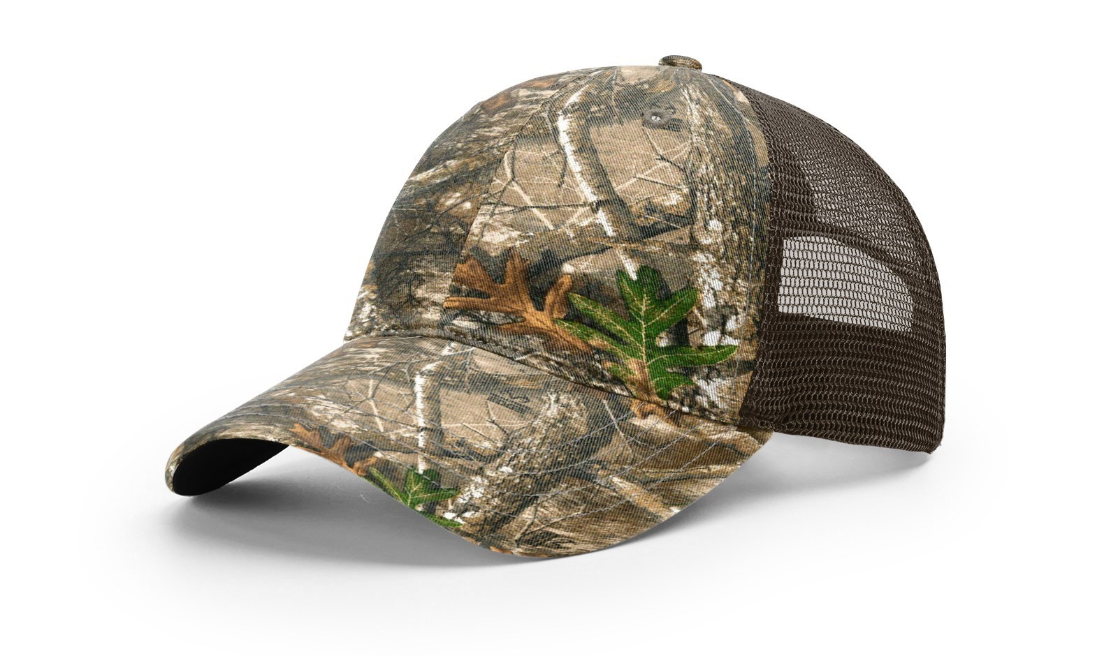 Richardson 111P Snapback Hat Garment Washed Printed Trucker Cap