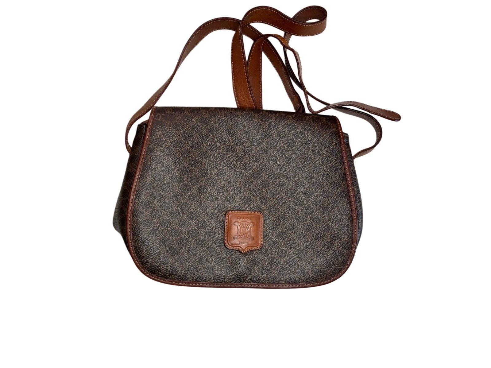 Celine Vtg Macadam Small Messenger Bag See Description Sold As Is Lux Classic