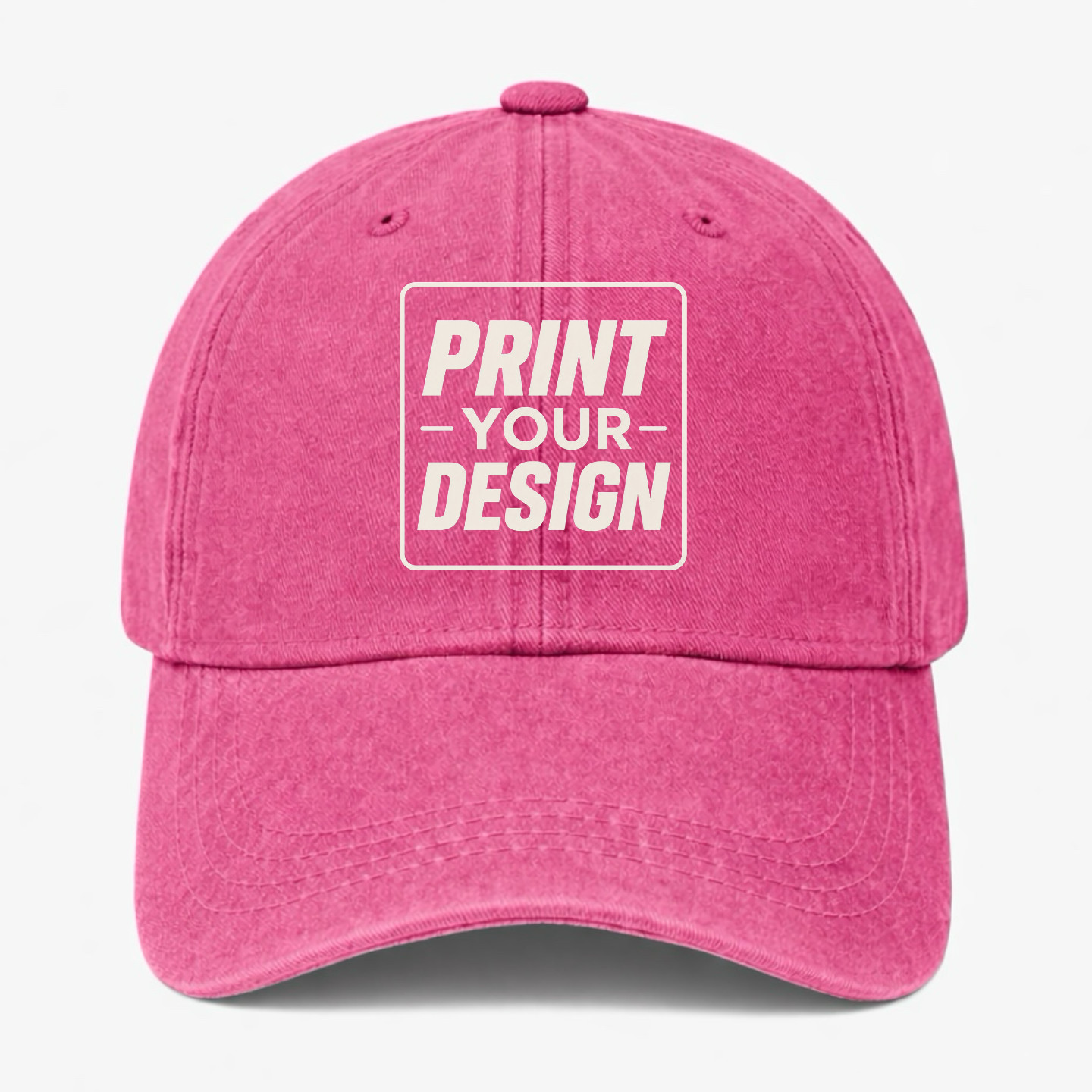 Custom Logo Hat Print Your Design Baseball Cap Personalized Name Text Adjustable