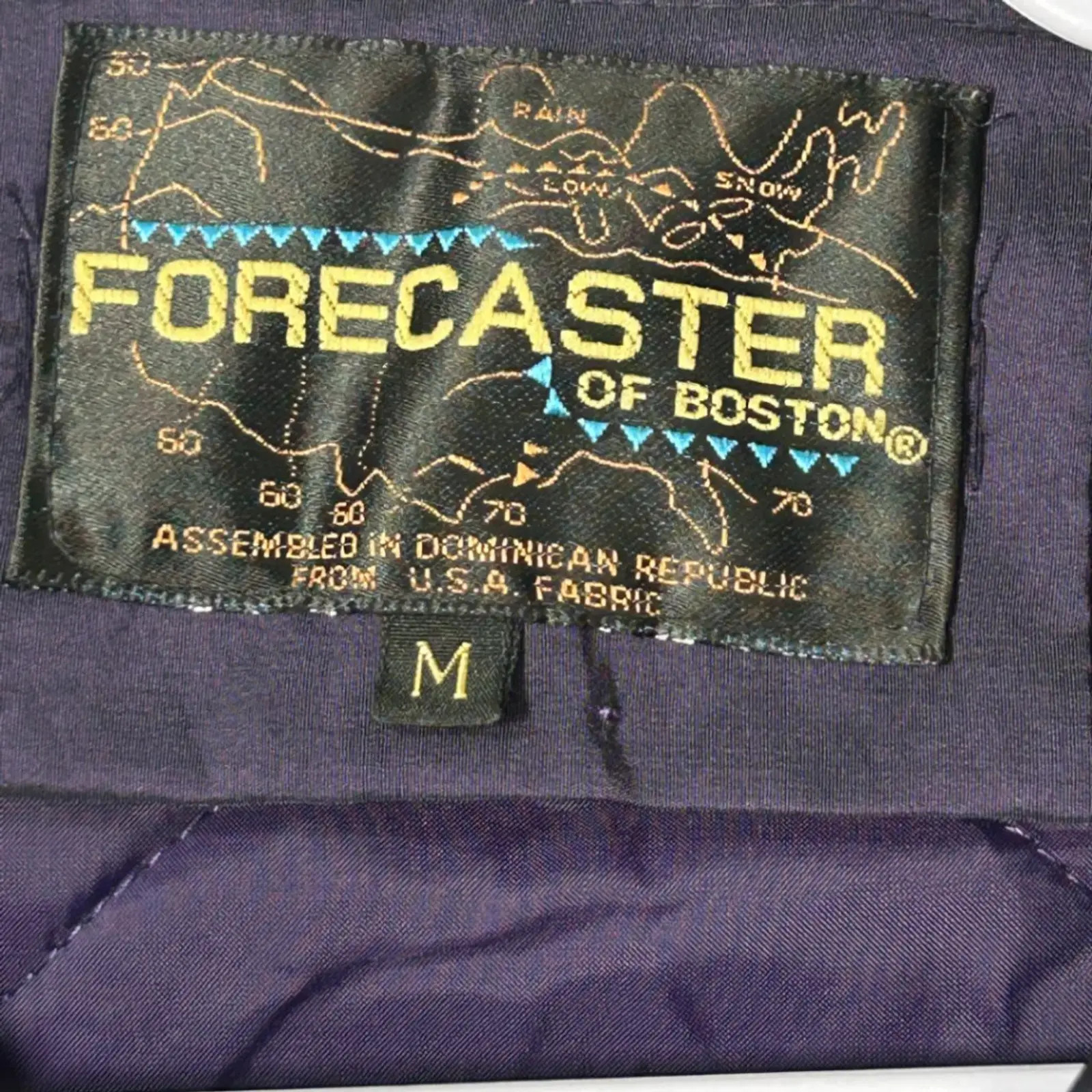 Forecaster Boston Men’s Medium Jacket Insulated Nylon Polyester Multicolor