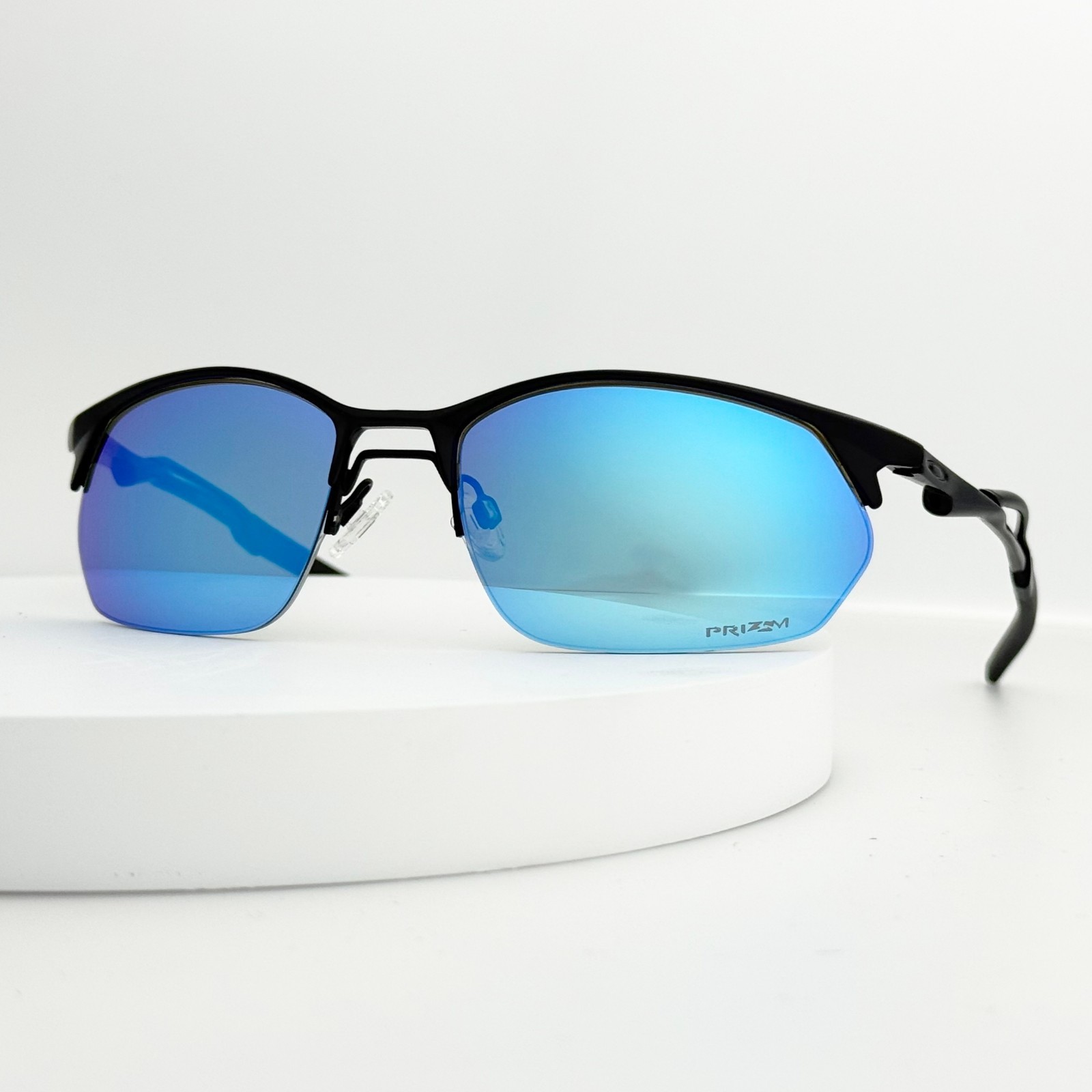 Oakley Wire Tap 2.0 OO4145 Satin Black Prizm Sapphire Sunglasses
