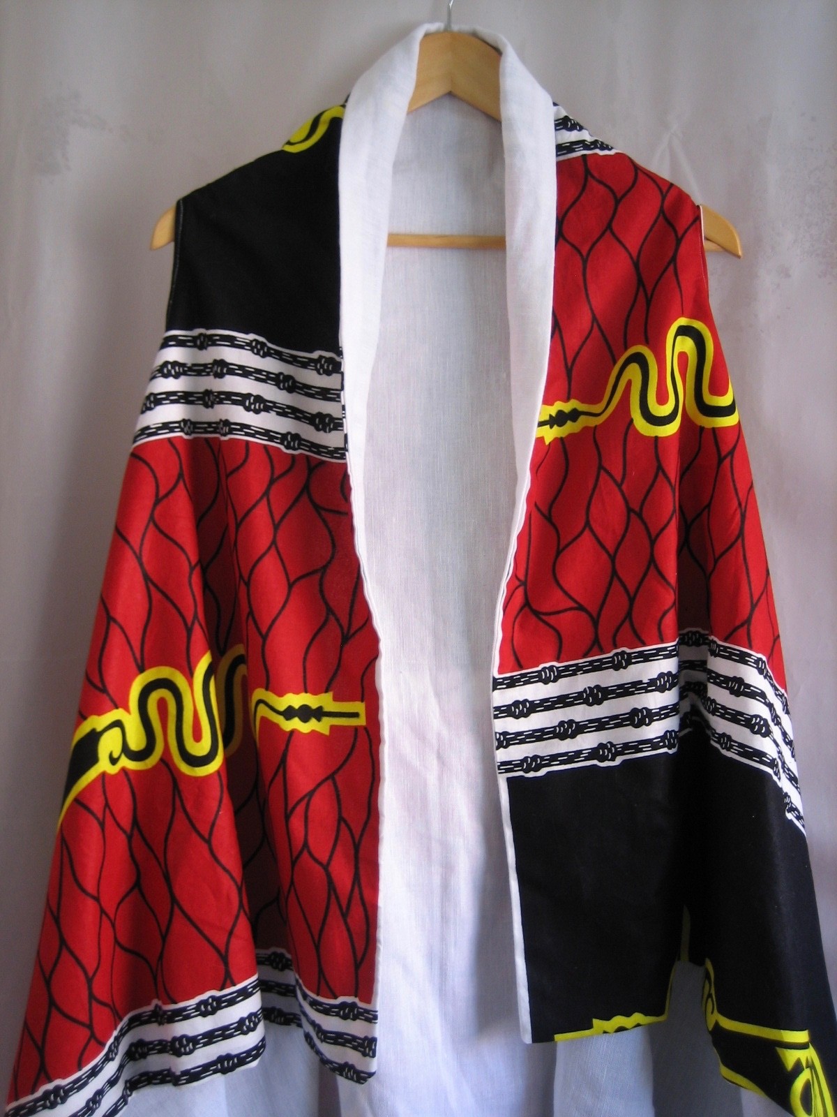 Chikodis World Custom Original Hookah Print Vest Cape Wrap One Size Fits Many