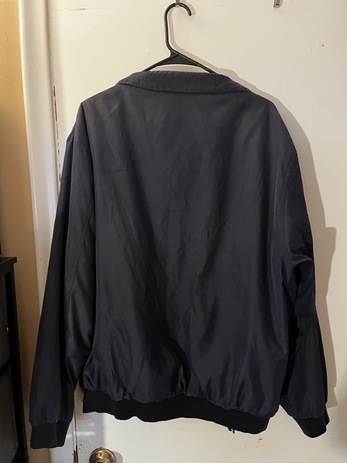 Weatherproof Vintage Microfiber Bomber Jacket Navy Blue XLL