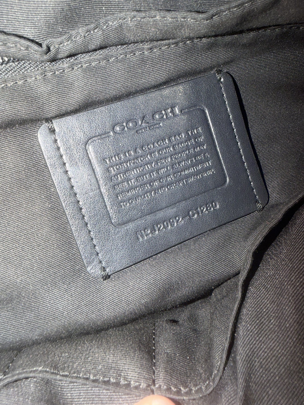 Coach Daypack Backpack. READ DESCRIPTION. As is