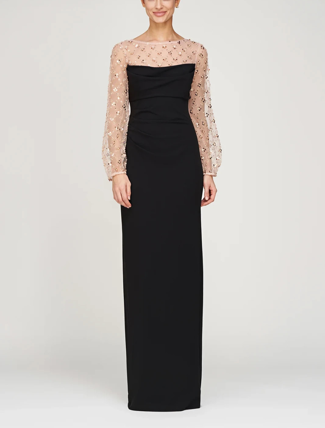 JS Collections Risha Column Gown Dress MSRP $298