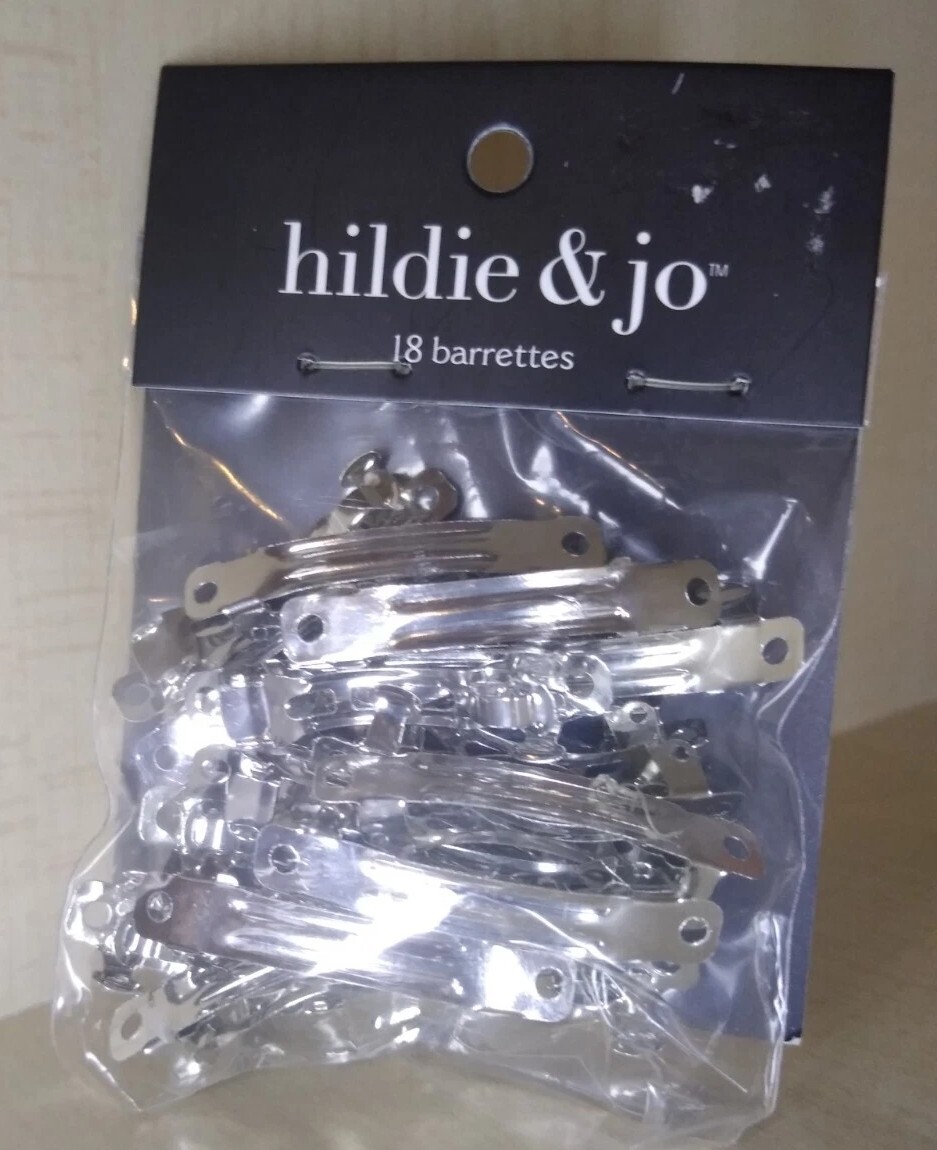 Hildie & Jo 18 Barrette Clips DIY Barrettes