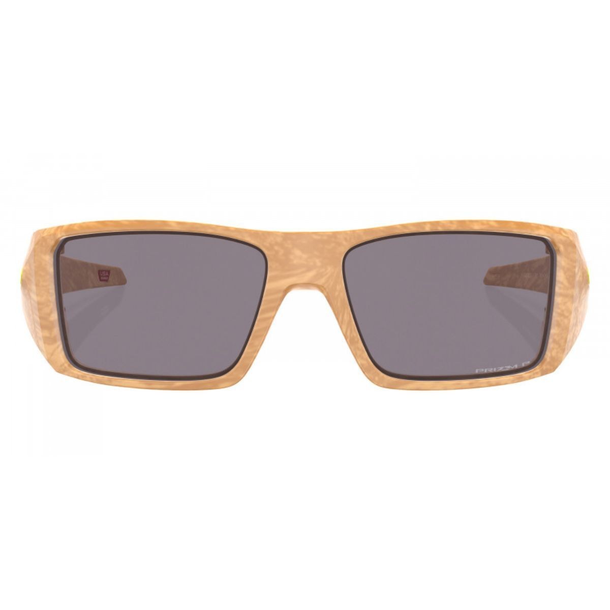 Oakley OO9231-1761 HELIOSTAT POLARIZED Sunglasses Stone Desert Tan W/ PRIZM Grey