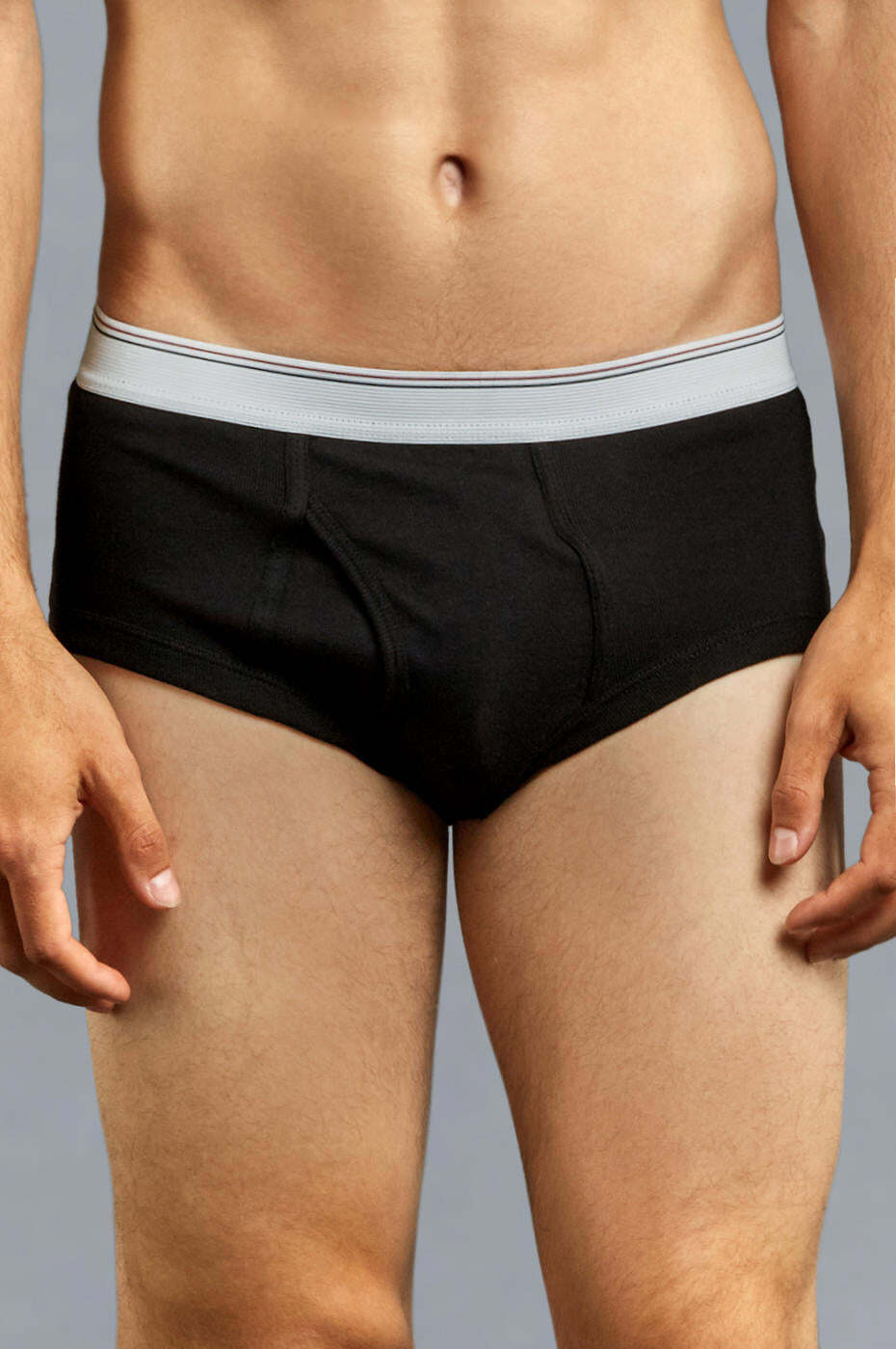 3/6 pc pack Men Solid Colors Briefs Breathable Cotton Underwear Old Fashion #340