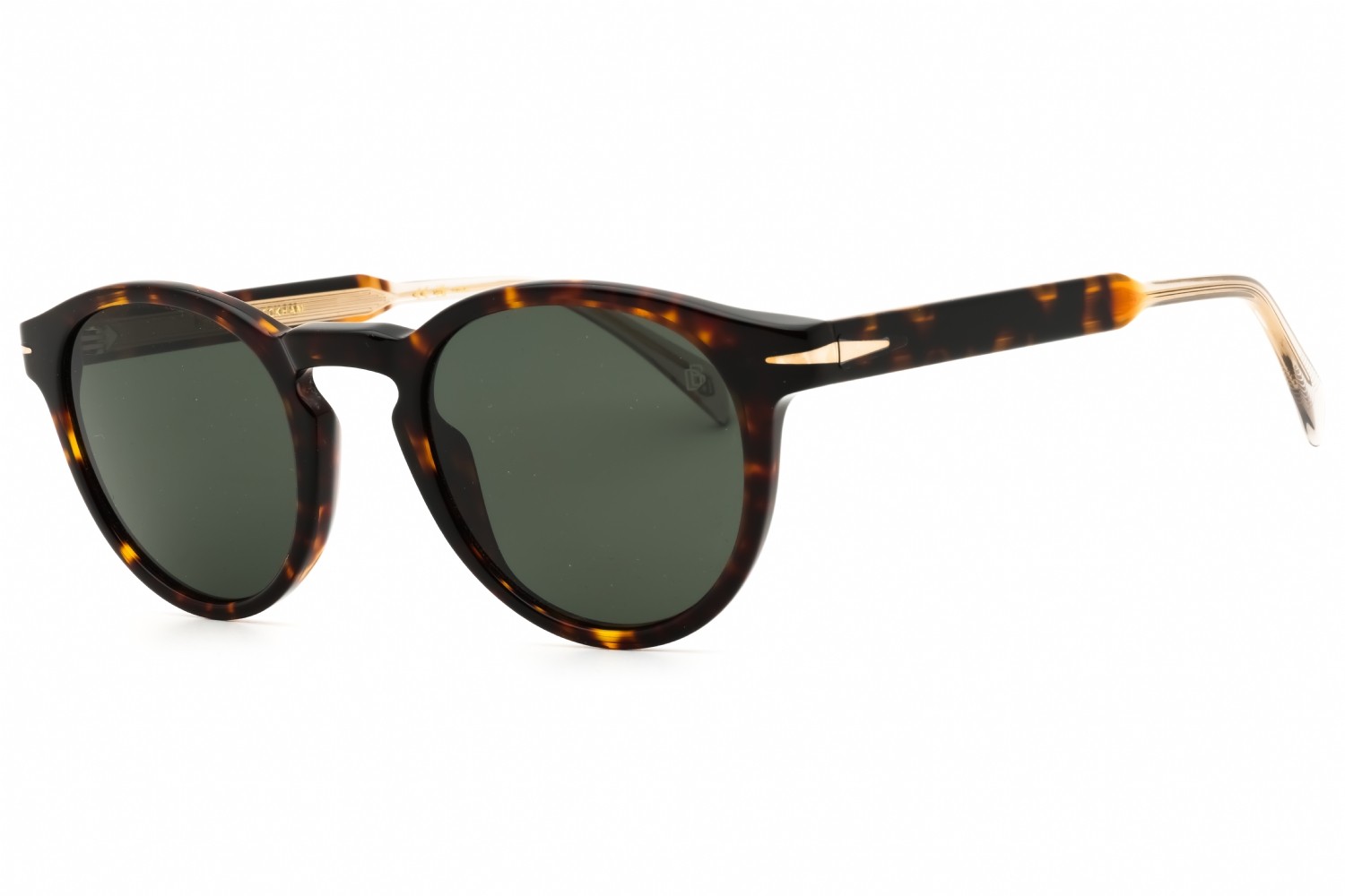 DAVID BECKHAM DB 1111 S 0086 QT Sunglasses Havana Frame Green Lenses 50mm