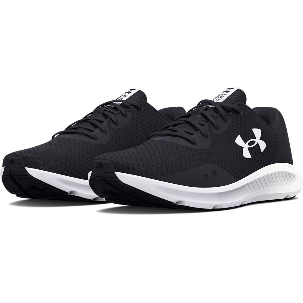 Under Armour 3024889 Women’s UA Charged Pursuit 3 Running Shoes, Black, Size 7