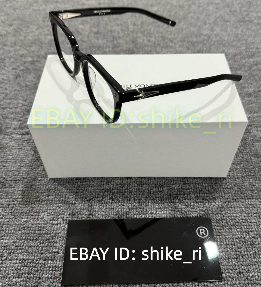 GentleMonster Sunglasses Bold – OJO 01 Black Frame Clear Lenses