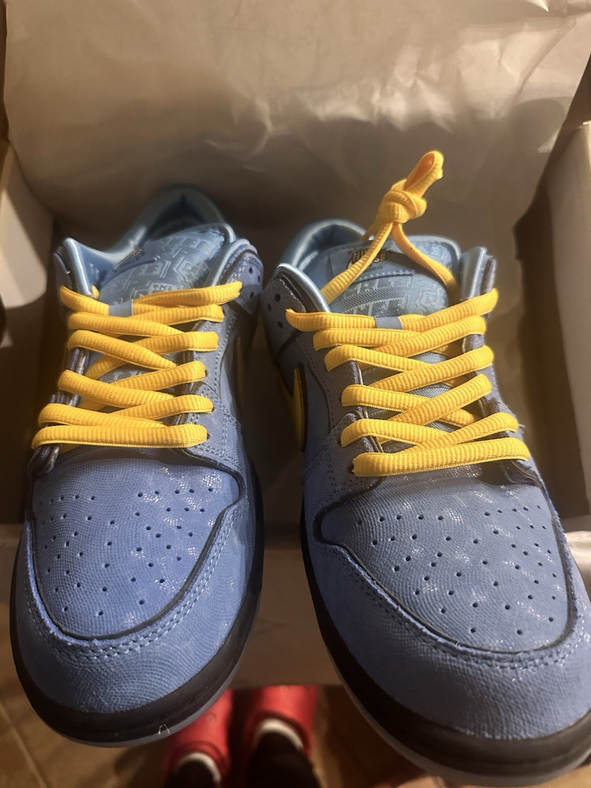 Nike Dunk SB Low Pro «Bubbles» Blue Chill/Deep Royal Blue Suede New w/Box